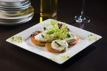 poached eggs