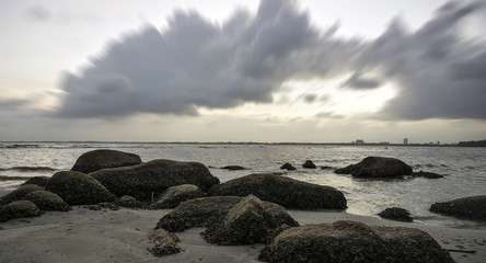 Beautiful scenery on the beach