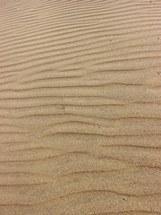 Fototapeta na wymiar Rippled sand