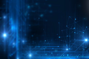 digital code number abstract technology background