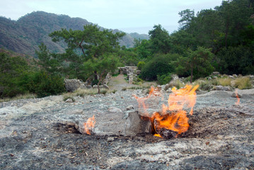 himera fire, famous place on Lycia way