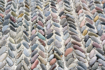 Road from small stone