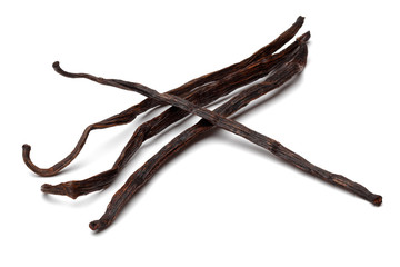 Dried vanilla pods