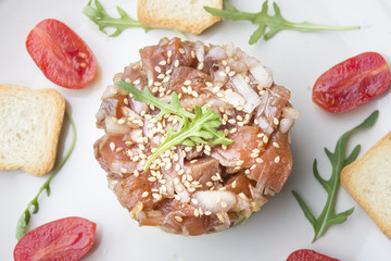 Tartar Salmon with avocado