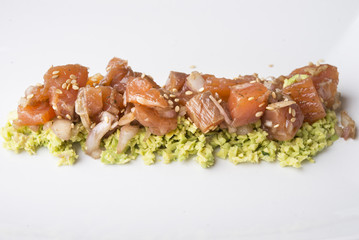 Tartar Salmon with avocado