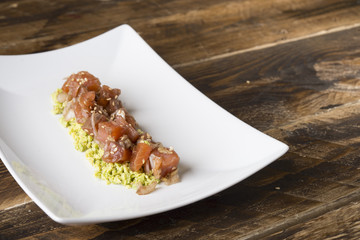 Tartar Salmon with avocado
