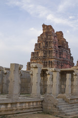 The ancient city of Hampina Matanga Hill the temple in India
