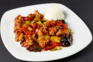 Pork Fujian. Asian food. Asian cuisine.
