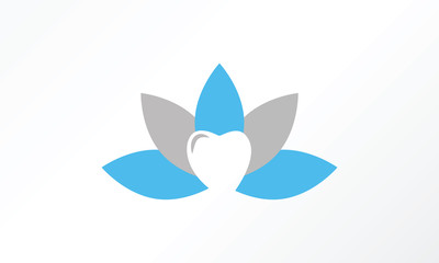natural dental, spa or medical logo template
