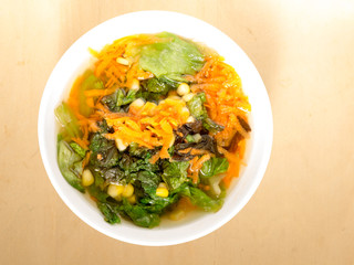 Homemade vegetable soup