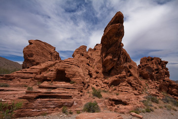 Fototapeta na wymiar Felsformation im Arches Nationalpark in Utah