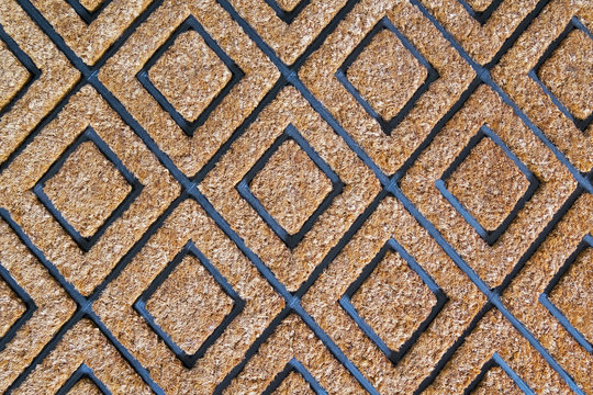 Texture Of Foot Scraper Made Of Coconut Residue.