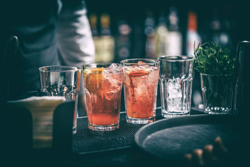 Délicieux cocktails au pamplemousse
