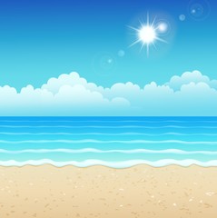 Obraz na płótnie Canvas Tropical beach background