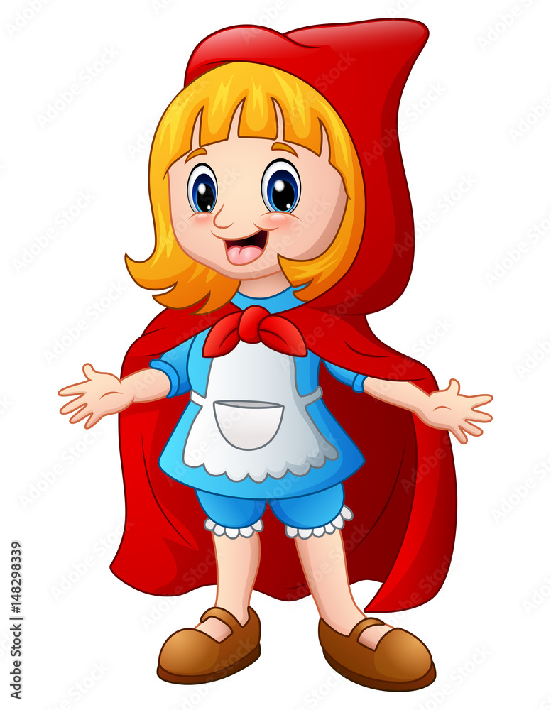 Wall mural little red riding hood