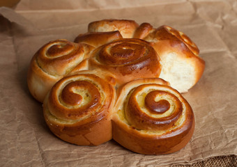 Delicious and beautiful rose puff pastries