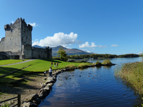 Ross Castle and Lake Killarney National Park Kerry Ireland