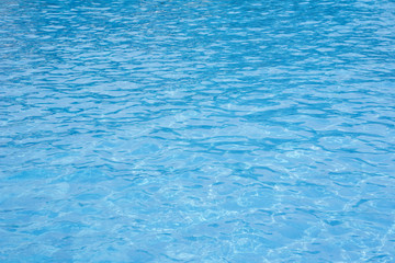Ripple blue wave in pool water park for background