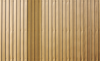 Fototapeta premium Gold metal wall panel background.
