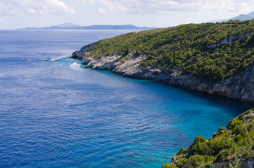 Naklejka premium Coastline of Zakynthos island, Greece