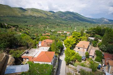 Skoulikado village on Zakynthos island, Greece