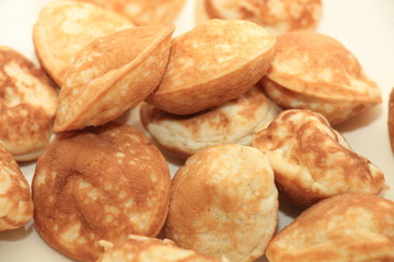 Fototapeta premium Traditional Dutch Poffertjes