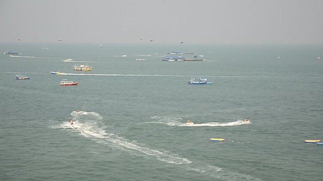 Traffic in the sea, Thailand