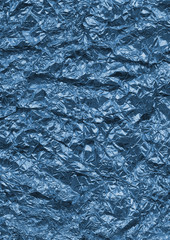 Blue shiny foil