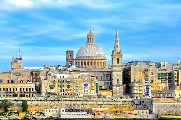 Fototapeta na wymiar Valletta old town