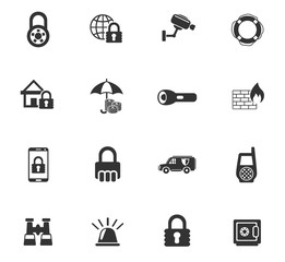 security icon set