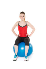 Fototapeta premium Young fitness girl