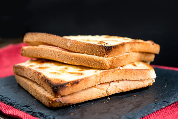 Traditional French Toasted Sandwich croque madame