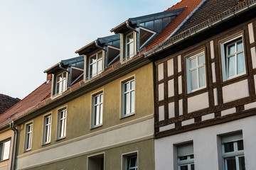 old houses in a small village