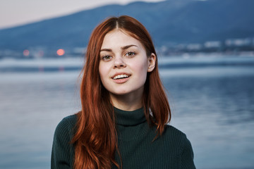 carefree, freedom, woman on the sea