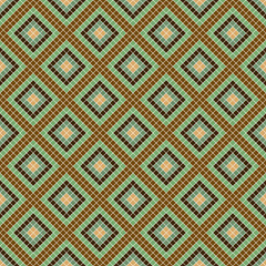 Seamless vector decorative geometric pattern. ethnic endless background with ornamental decorative elements with traditional etnic motives, tribal geometric figures. Print for wrapping, background