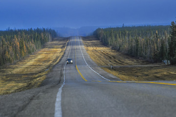 カナダのハイウエー
