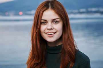 young lady, leisure, sea