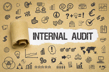 Internal Audit / Papier mit Symbole