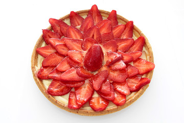 tarte aux fraises