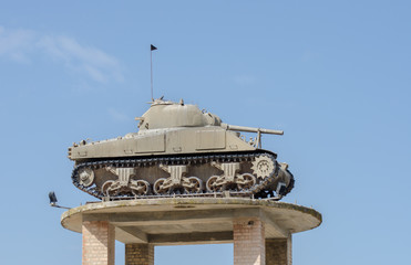 The Tank on the Tower at Latrun Armored Corps Museum