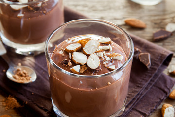 Chocolate Mousse with Almond
