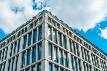 modern finance building at berlin