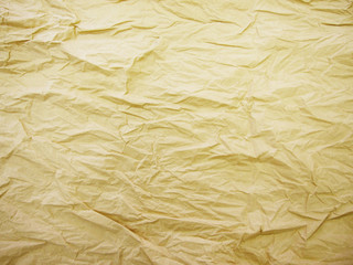 Old crumpled paper texture background