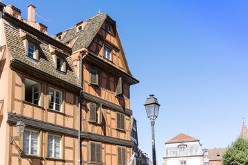 Traditional houses in La Petite France, Strasbourg, Alsace, France