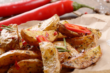 Fried potatoes