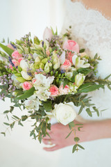 brideˇs wedding bouquet