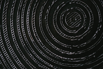 Abstract dark circular background