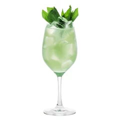 Crédence de cuisine en verre imprimé Cocktail cocktail isolated on the white