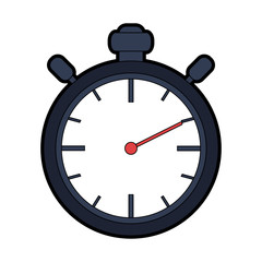 analog chronometer icon image vector illustration design 