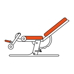 gym machine icon image vector illustration design 